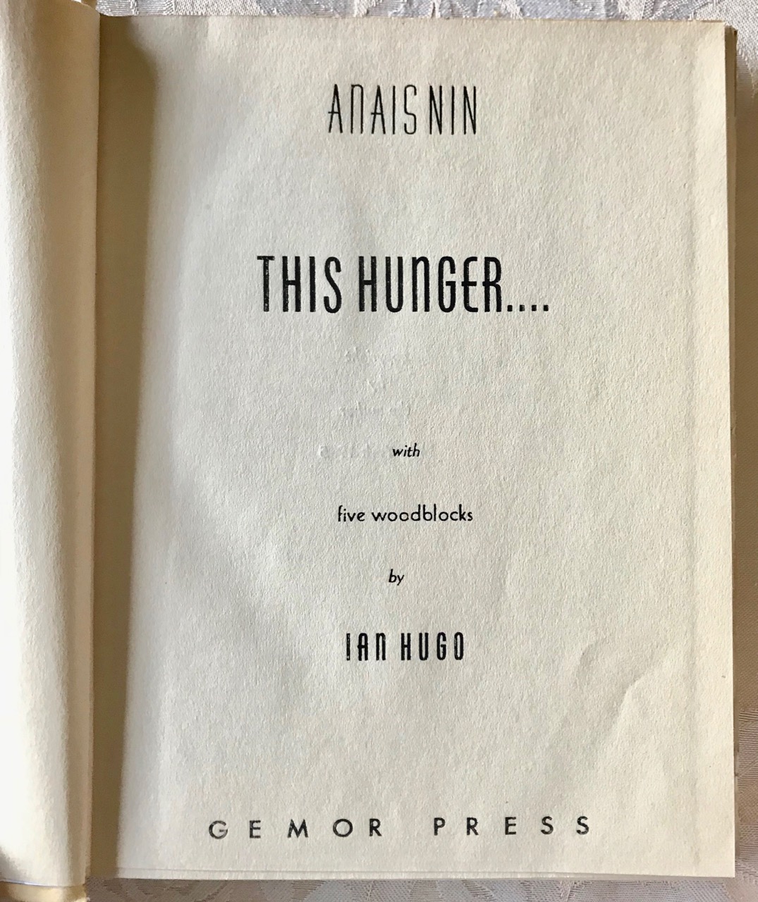 Image for This Hunger